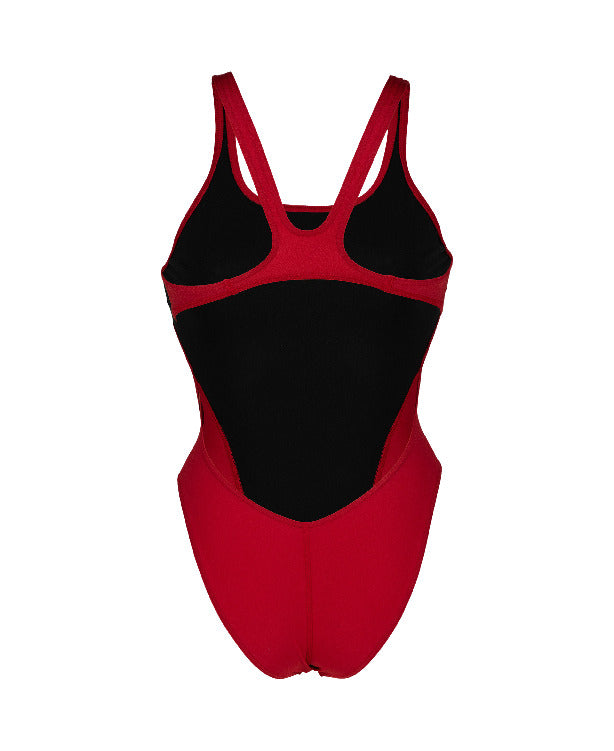 W Team Swimsuit Swim Tech SOLID - Red
