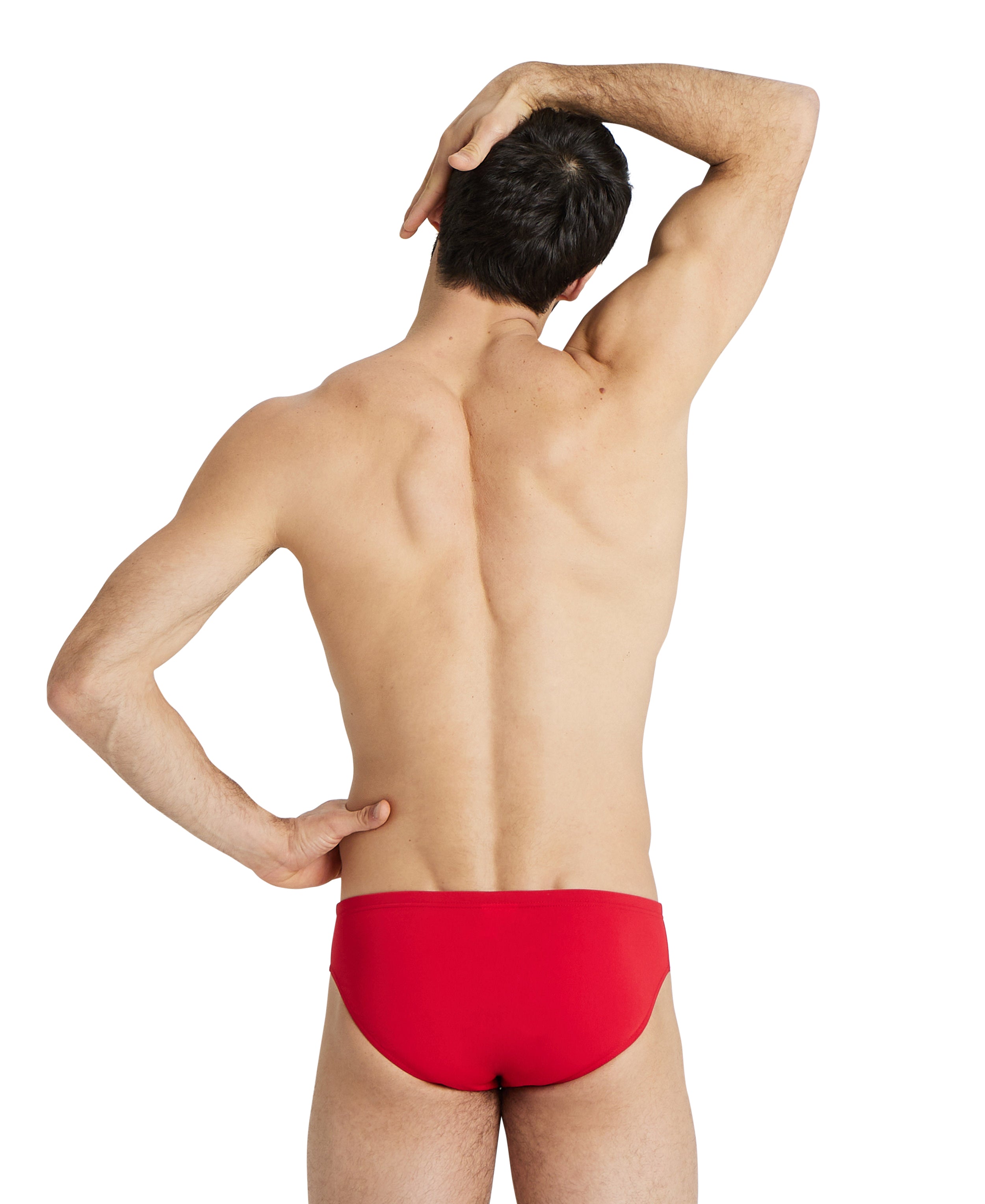 M Team Swim Briefs Solid - Red