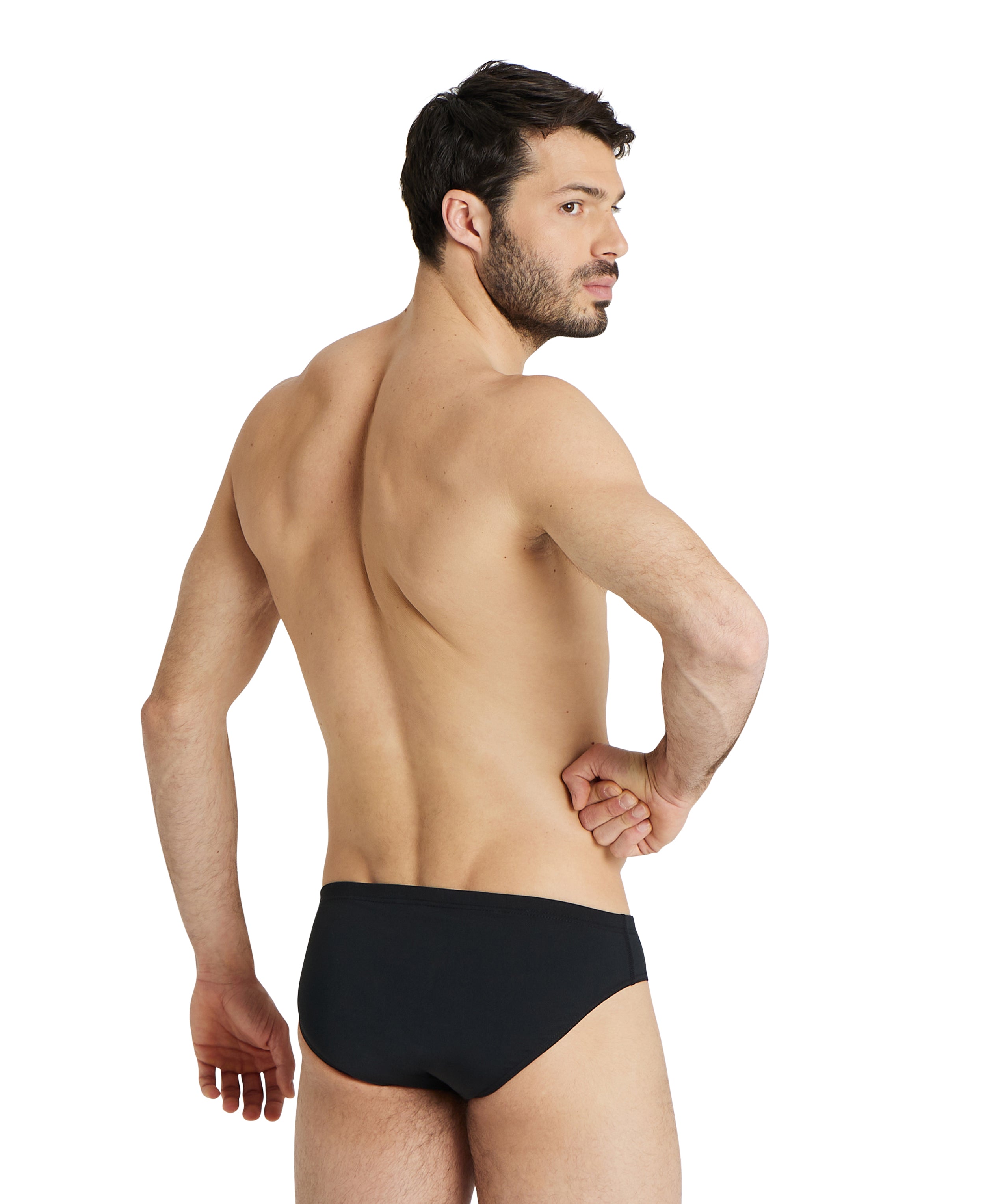 M Team Swim Briefs Solid - Black (UK size)