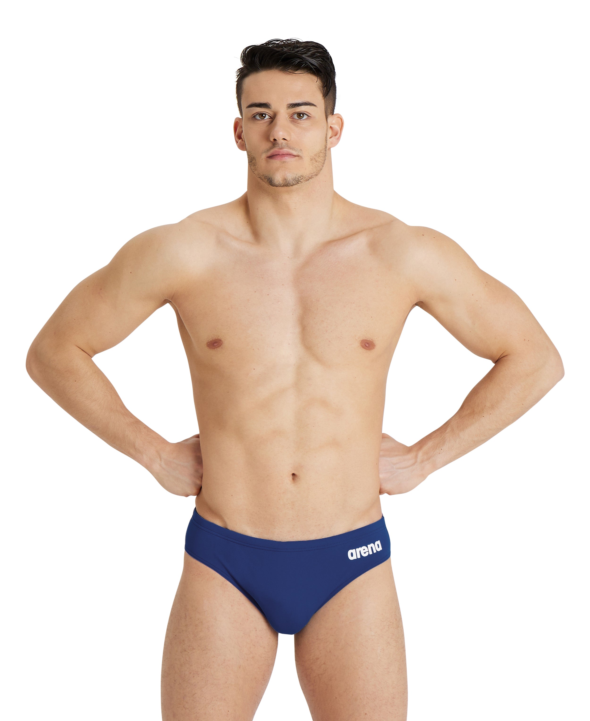 M Team Swim Briefs Solid - Navy