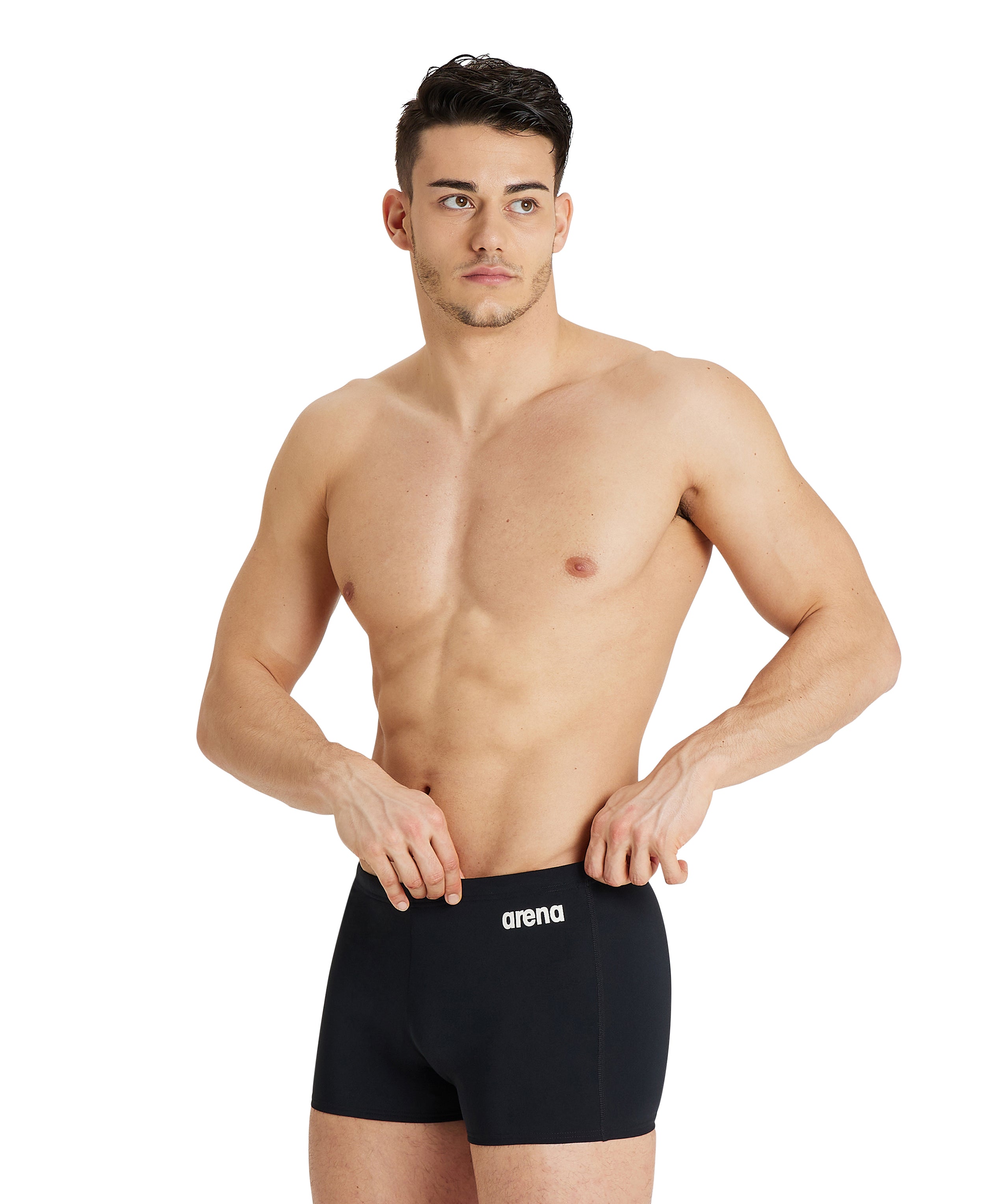 M Team Swim Short Solid - Black (UK size)